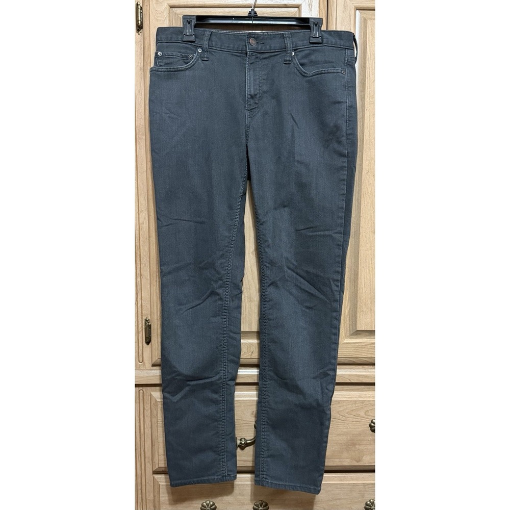 Banana Republic Travel‎ Jeans Mens 32x34 Slim Fit Gray Stretch 5 Pockets
